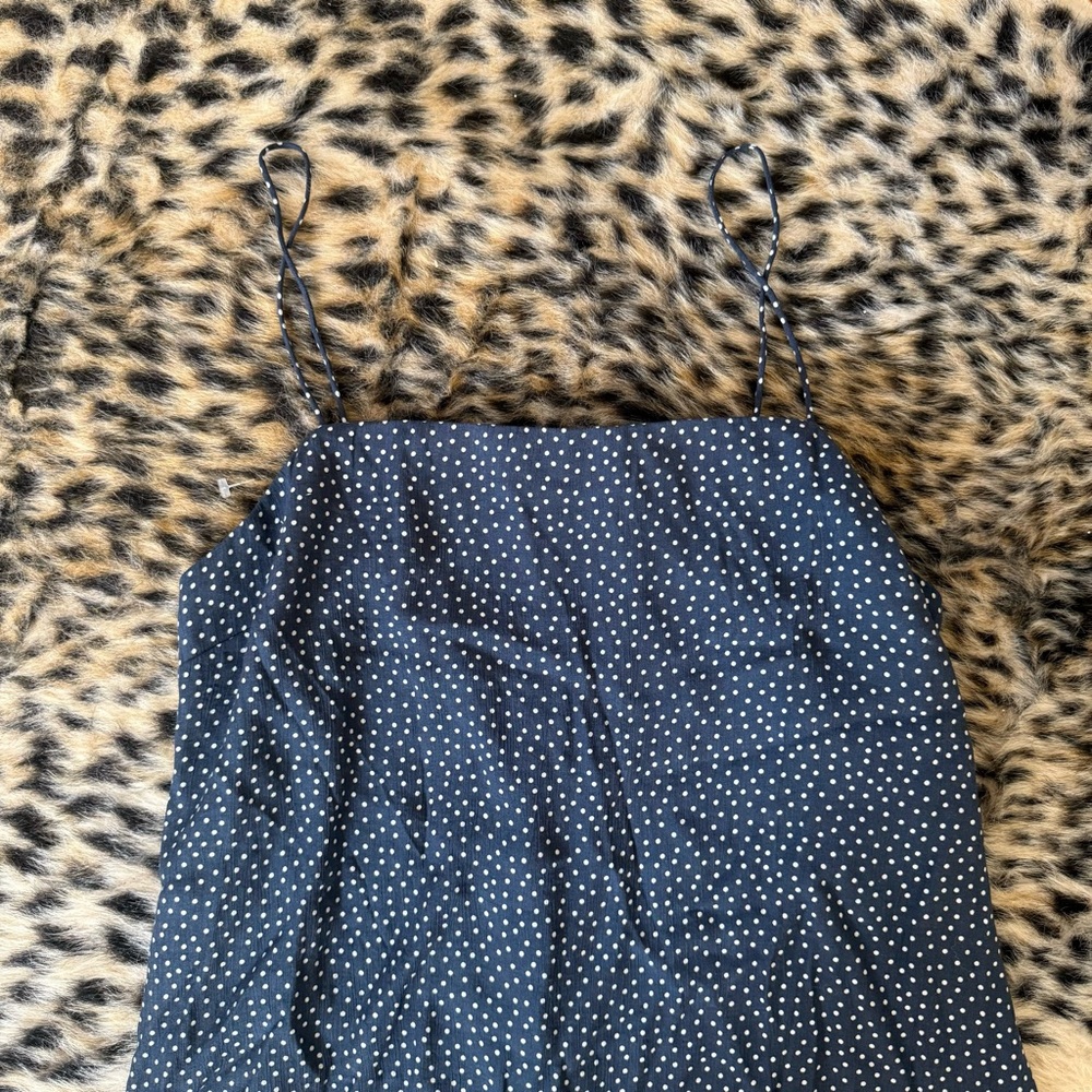 Abercrombie & Fitch Black Polka Dot Mini Dress